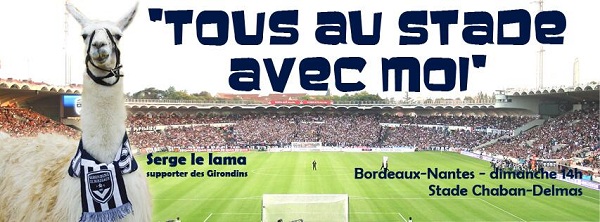 Serge Le Lama pour le match Bordeaux - Nantes