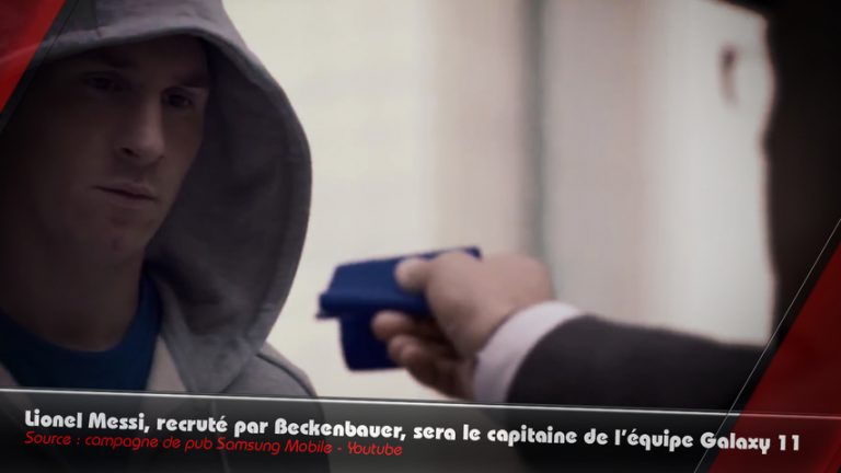 Vidéo : Lionel Messi lutte contre les aliens pour Samsung