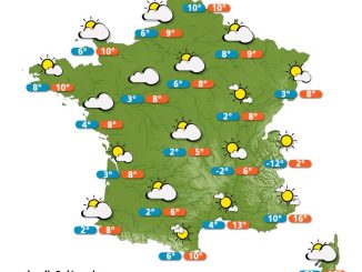 Prévisions météo France du lundi 2 décembre