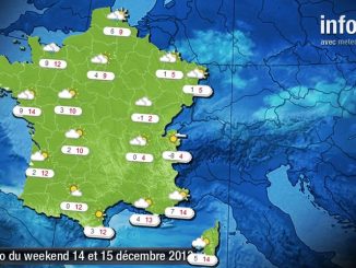 Prévisions météo (France) du week-end (14 et 15 décembre)