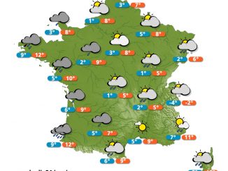 Prévisions météo (France) du vendredi 24 janvier