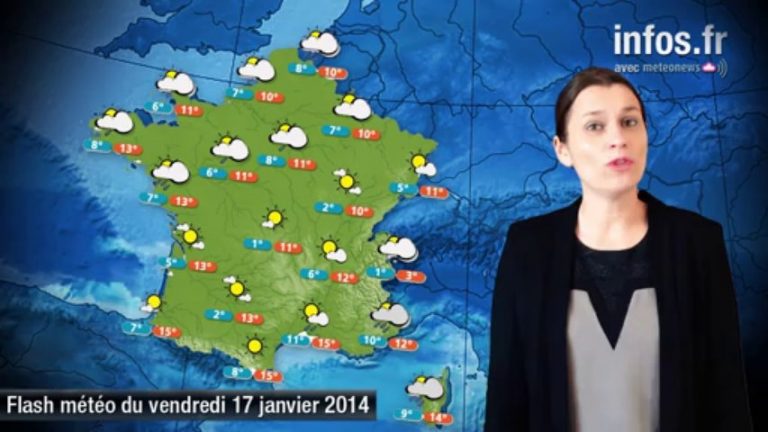 Prévisions météo (France) du vendredi 17 janvier
