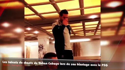 PSG : Yohan Cabaye chante Stromae pour son bizutage