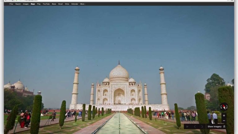 Google Street View s’invite au Taj Mahal