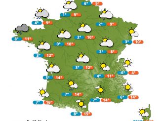 Prévisions météo (France) du mercredi 12 février