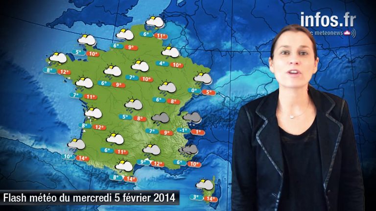 Prévisions météo (France) du mercredi 5 février