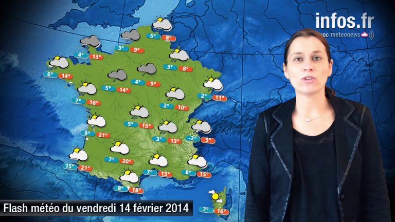 Prévisions météo (France) du vendredi 14 février