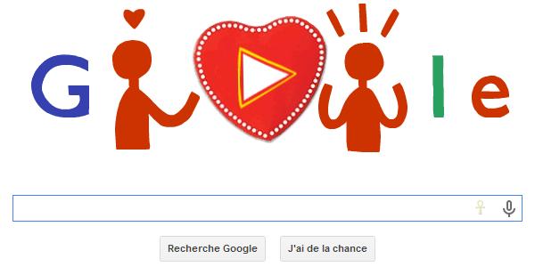 Saint Valentin Google