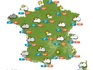 Carte météo France lundi 24 mars-2014