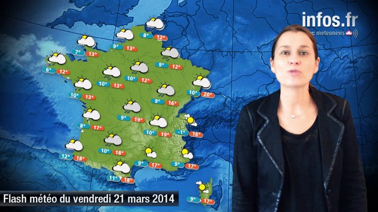 Prévisions météo (France) du vendredi 21 mars