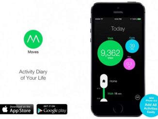 application de fitness pour mobile appelée Moves