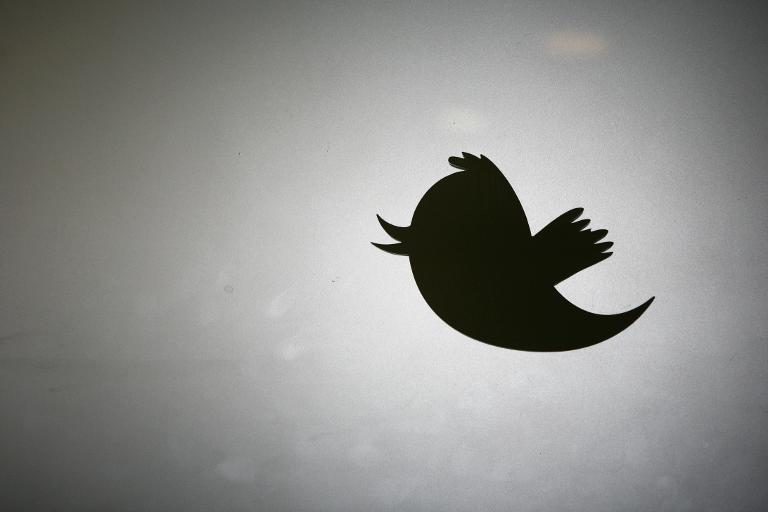 Le logo Twitter , le 11 mars 2011 à San Francisco, en Californie