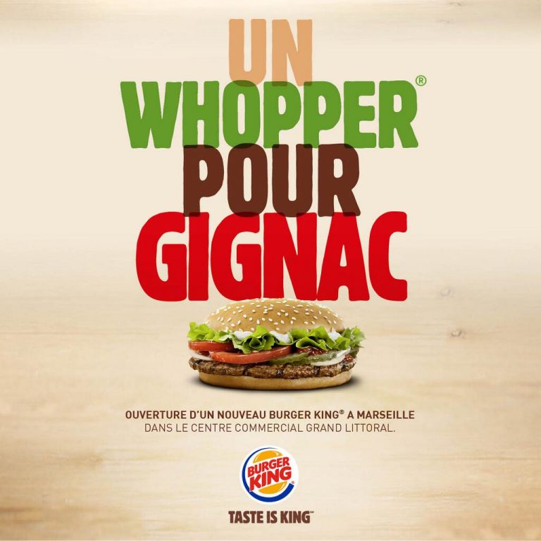 Whopper Gignac - Crédits : Burger King