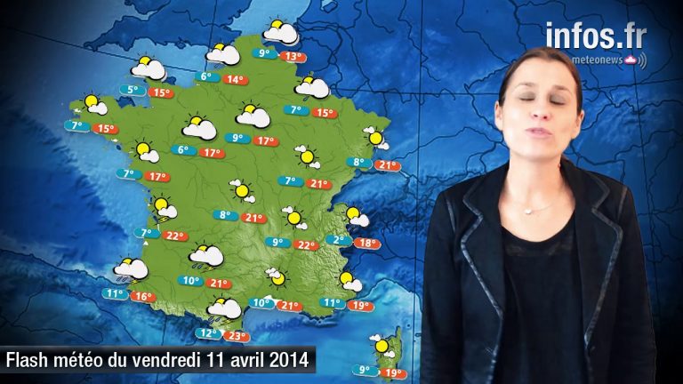 Prévisions météo (France) du vendredi 11 avril