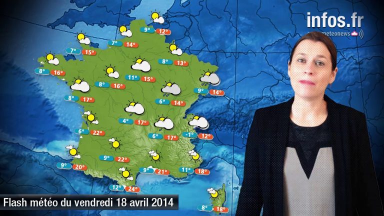 Prévisions météo (France) du vendredi 18 avril