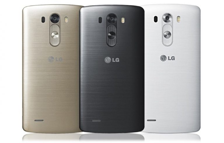 Le LG G3 de dos