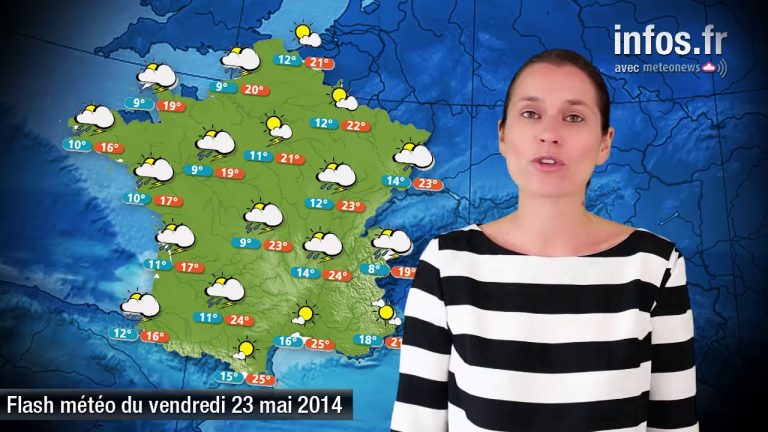 Prévisions météo (France) du vendredi 23 mai