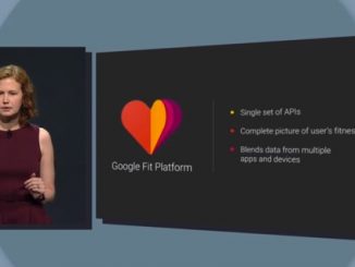 Présentation de Google Fit lors de la conférence Google I/O 2014
