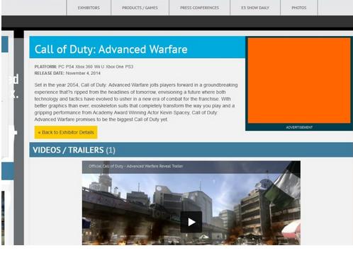 Call of Duty Advanced Warfare sur Wii U
