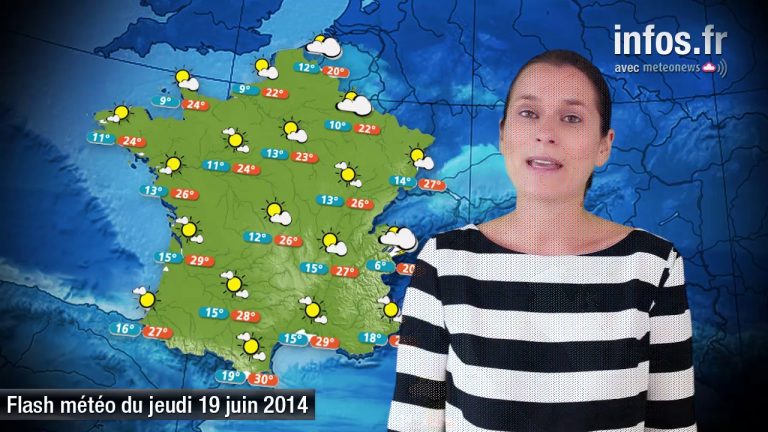 Prévisions météo (France) du jeudi 19 juin