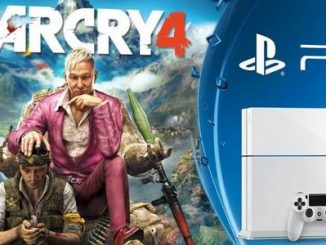 La PS4 blanche et le jeu Far Cry 4