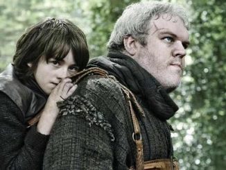 Hodor et Bran Stark dans la série TV Game Of Thrones