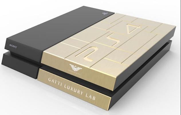 La PlayStation 4 dorée