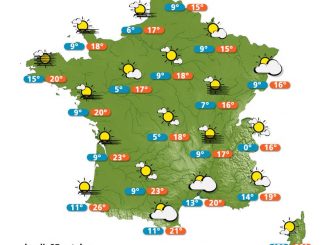 Prévisions météo France du lundi 27 octobre
