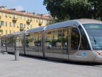 Le tram de l'agglomération de Nice
