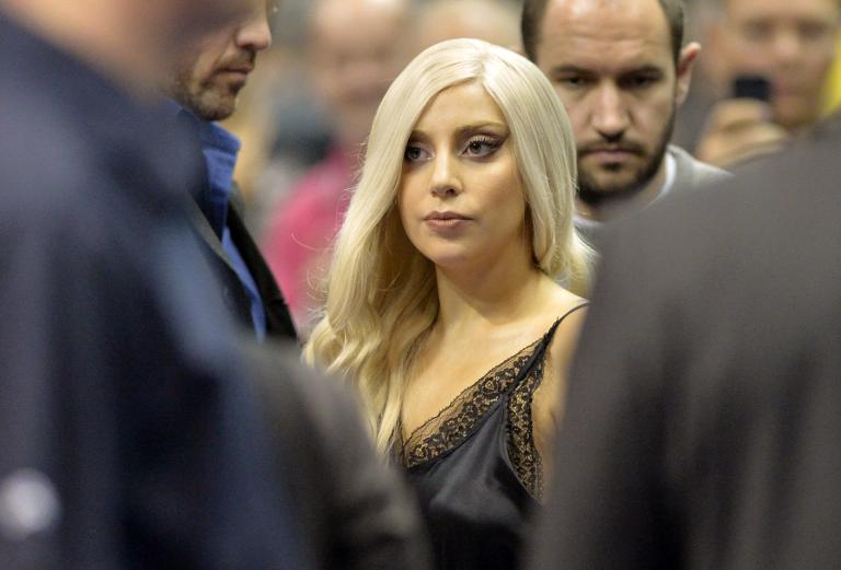 La chanteuse Lady Gaga, le 8 octobre 2014 à Berlin