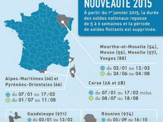 Dates des soldes 2015 en France métropolitaine et en outre-mer