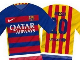 Le nouveau maillot de l'équipe de Barcelone