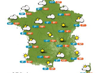 Carte météo France du mardi 23 décembre 2014