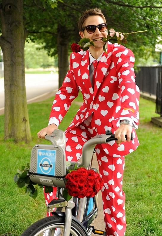 Costume coeur pour la Saint-Valentin