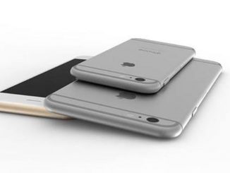 Le concept d'iPhone 6S Mini de couleur gris