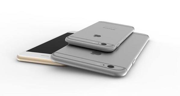 Le concept d'iPhone 6S Mini de couleur gris