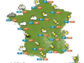 Prévisions météo France du vendredi 24 avril