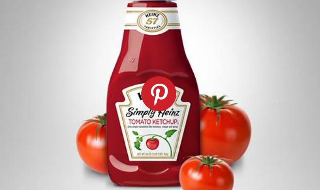 Une bouteille de ketchup de marque Heinz