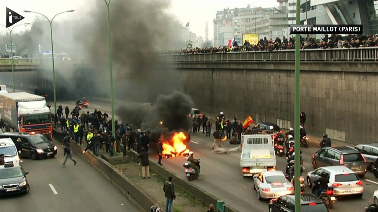 Grève des Taxis : des arrestations pour incendies, violences et port d’armes