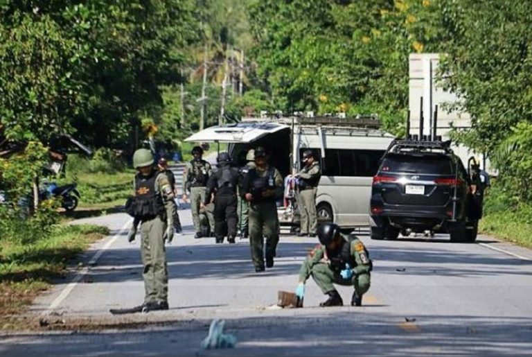 Attaque police en Thaïlande