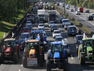 manifestation des agriculteurs français à Paris