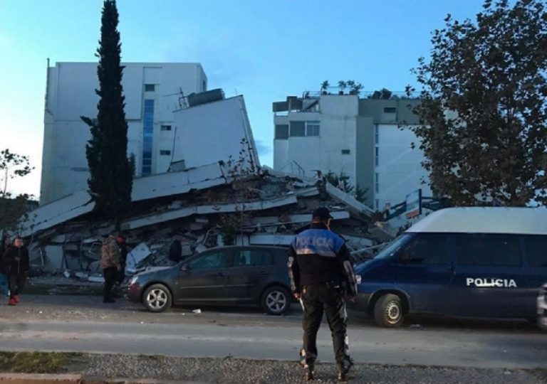 tremblement de terre en albanie