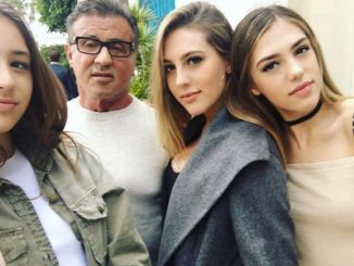 Sylvester Stallone avec ses filles