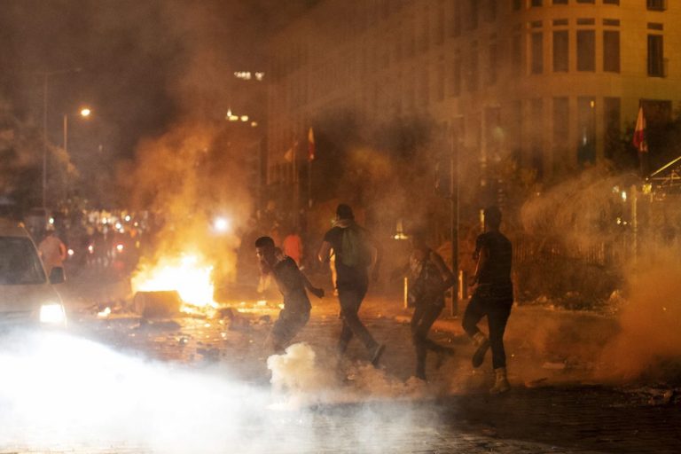 Manifestants à Beyrouth