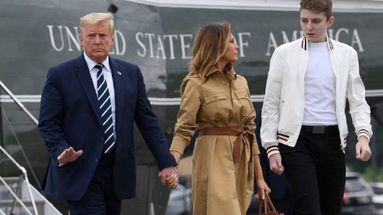 Barron Trump testé positif au covid-19