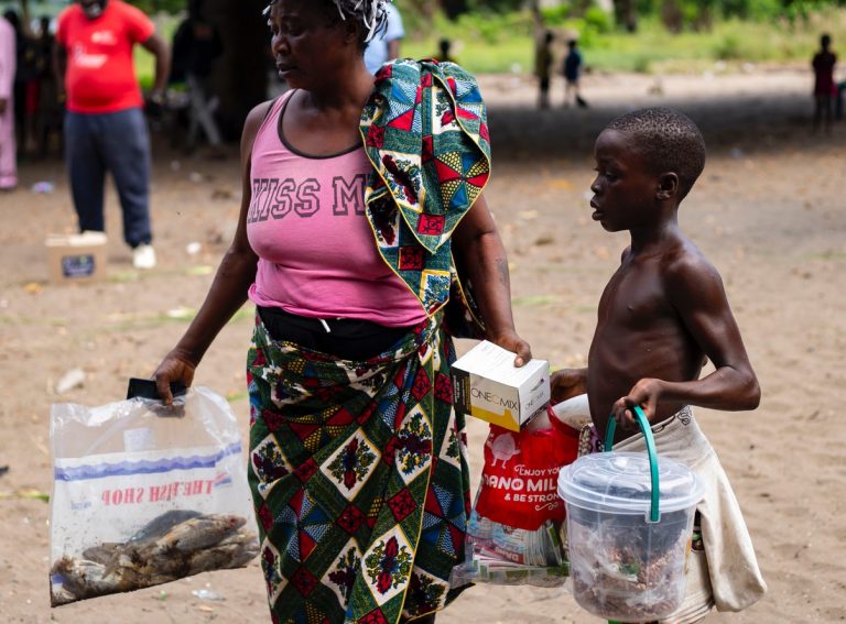 Des personnes qui sont dans des conditions très proches de la famine 