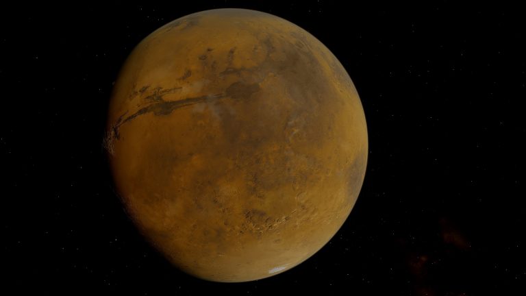 Un ancien lac découvert sur le sol de Mars