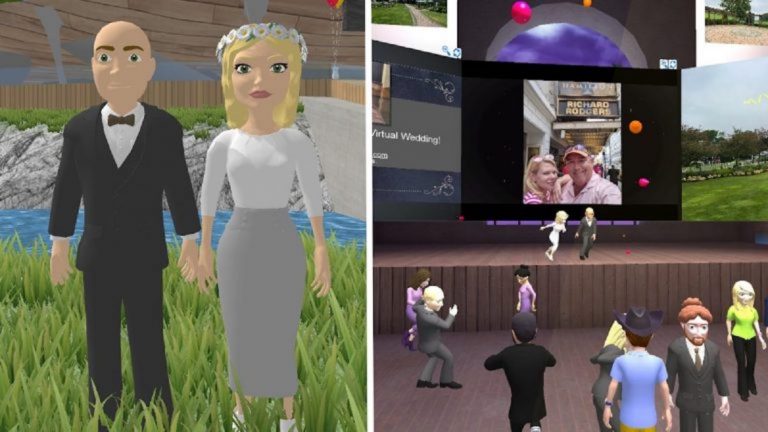 Dave et Traci Gagnon, le premier mariage dans le Metaverse : la cérémonie