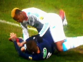 Altercation entre Beckham et Ayew