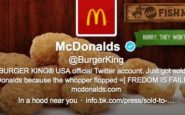 Compte Twitter piraté de Burger King